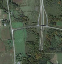 US 219 at Peters Road in 2019