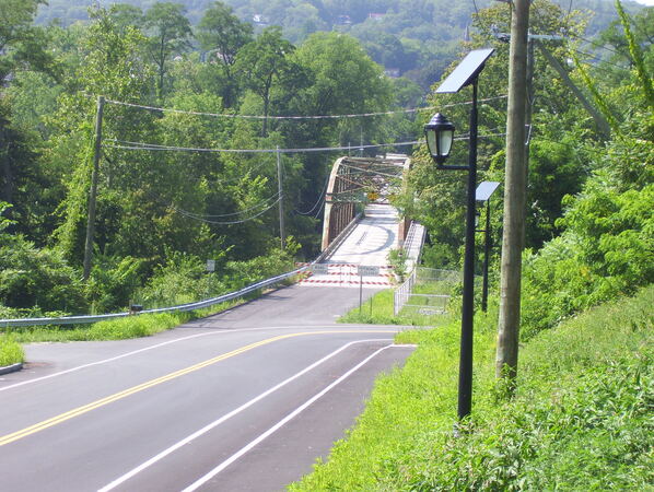 The former NH 119 bridge