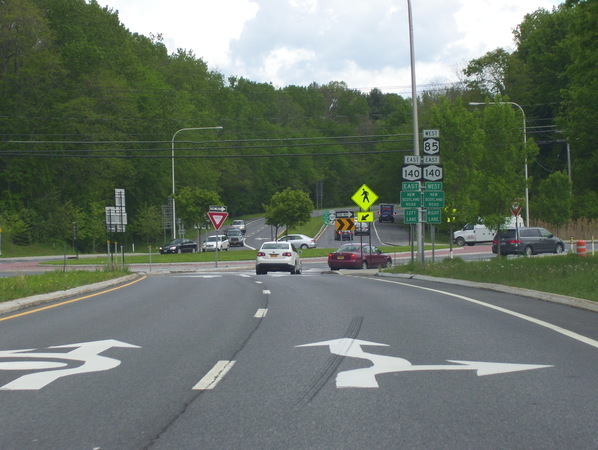 Roundabout on the Slingerlands Bypass
