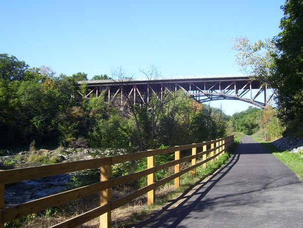 Thruway bridge over the Normans Kill