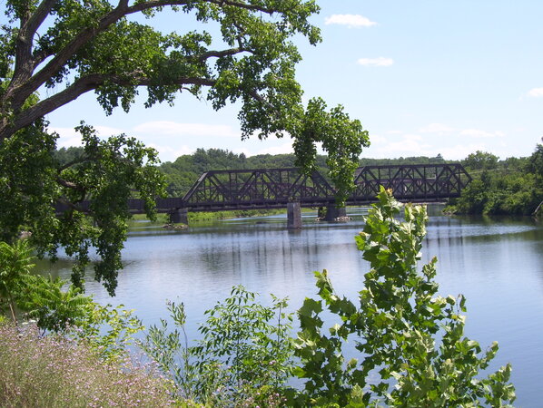 The bridges over Schoharie Creek
