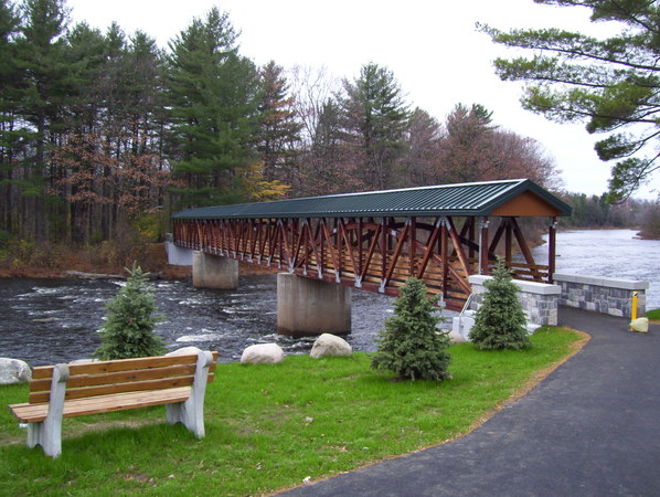 SUNY Canton covered bridge