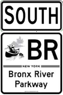 Bronx River Parkway south