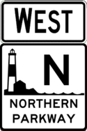 Northern Parkway west
