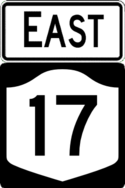 NY 17 east