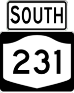 NY 231 south