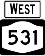 NY 531 west