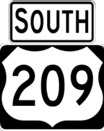 US 209 South