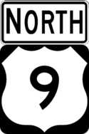 US 9 north